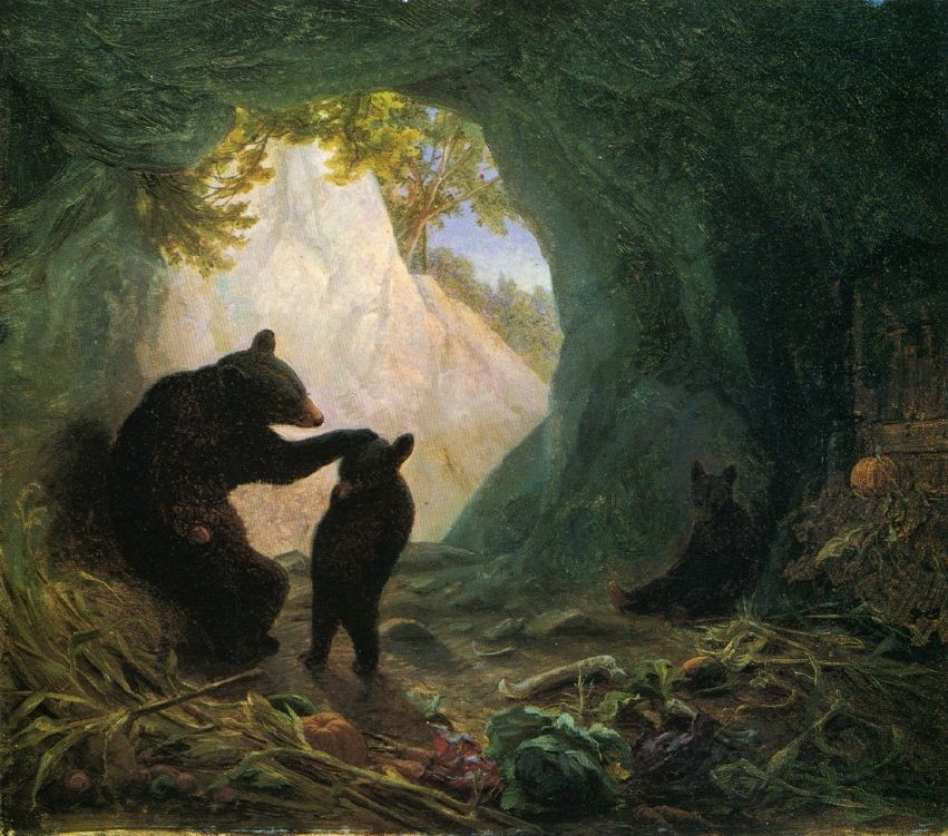 William Holbrook Beard Bear and Cubs